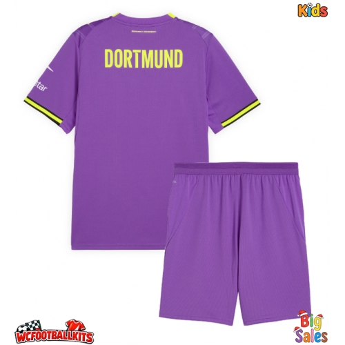 Borussia Dortmund Replica Third Stadium Kit for Kids 2026-27 Short Sleeve (+ pants)